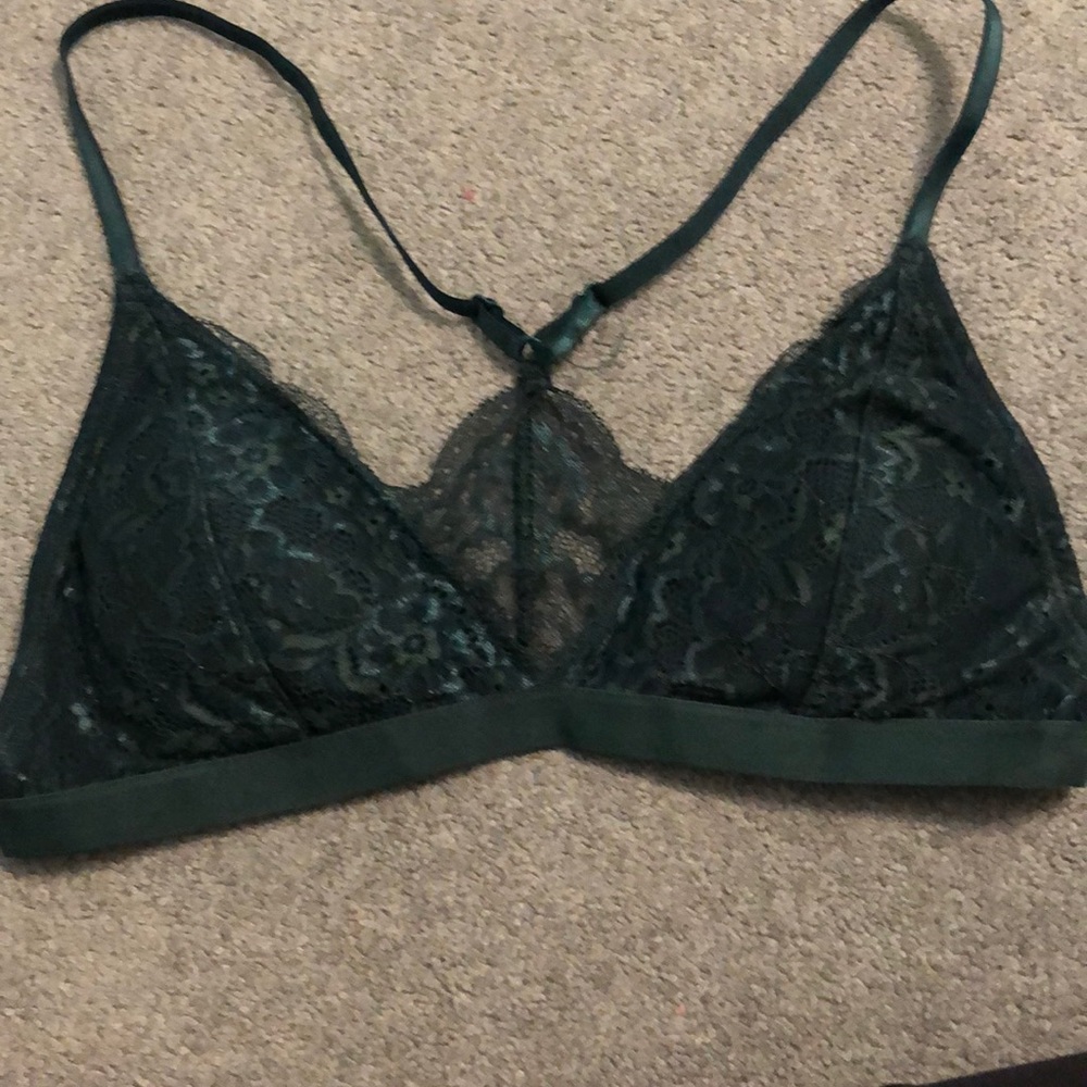 Emerald green bralette